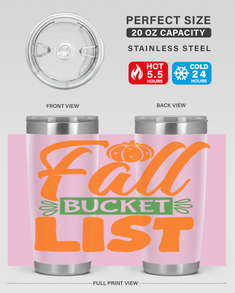 Fall Bucket List 93#- fall- Tumbler