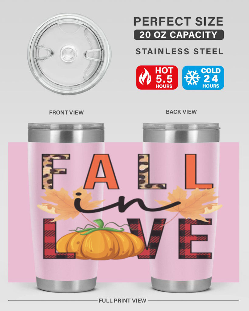 Fall in Love 104#- fall- Tumbler