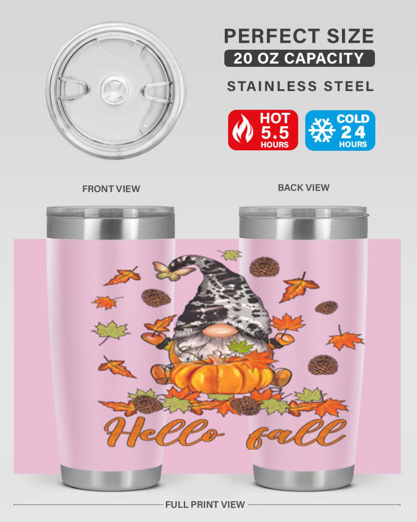 FallGnomeHelloAutumn 150#- fall- Tumbler