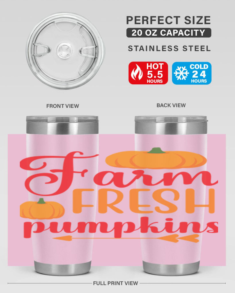 FarmFreshPumpkins 177#- fall- Tumbler