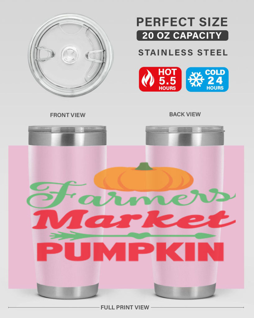 FarmersMarketPumpkin 180#- fall- Tumbler