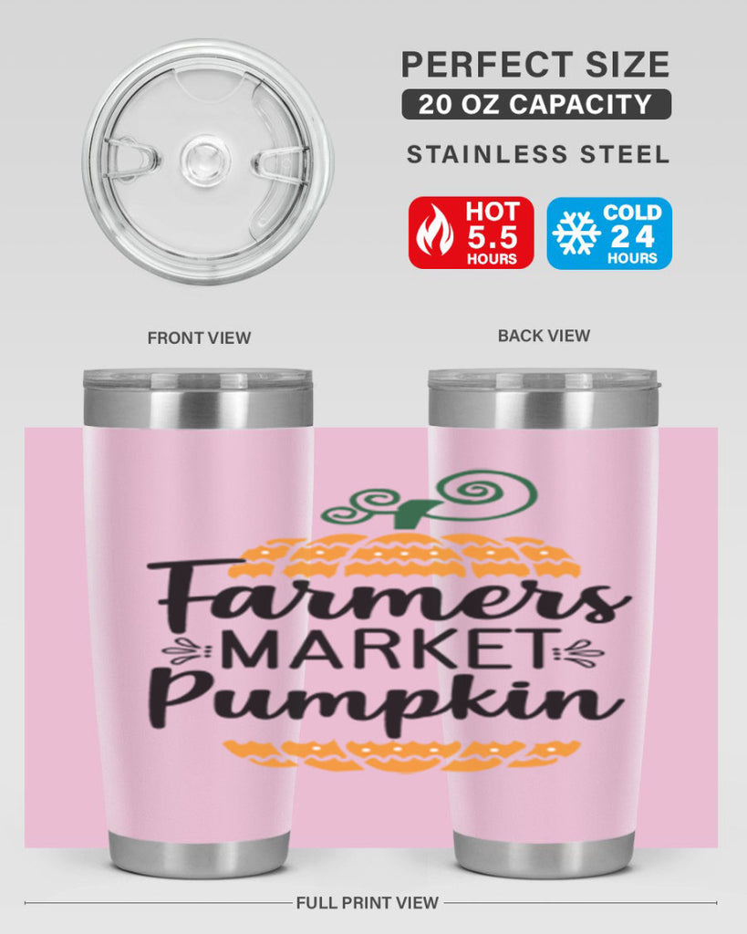 Farmersmarketpumpkin 179#- fall- Tumbler