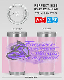 Forever In My Hear Alzheimer 149#- alzheimers- Tumbler