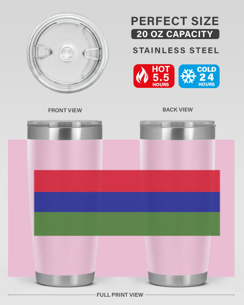 Gambia 135#- world flags- Tumbler