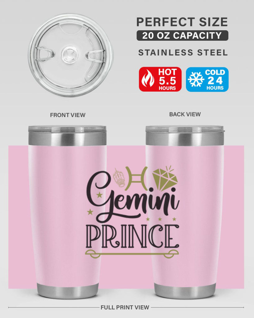 Gemini prince 229#- zodiac- Tumbler