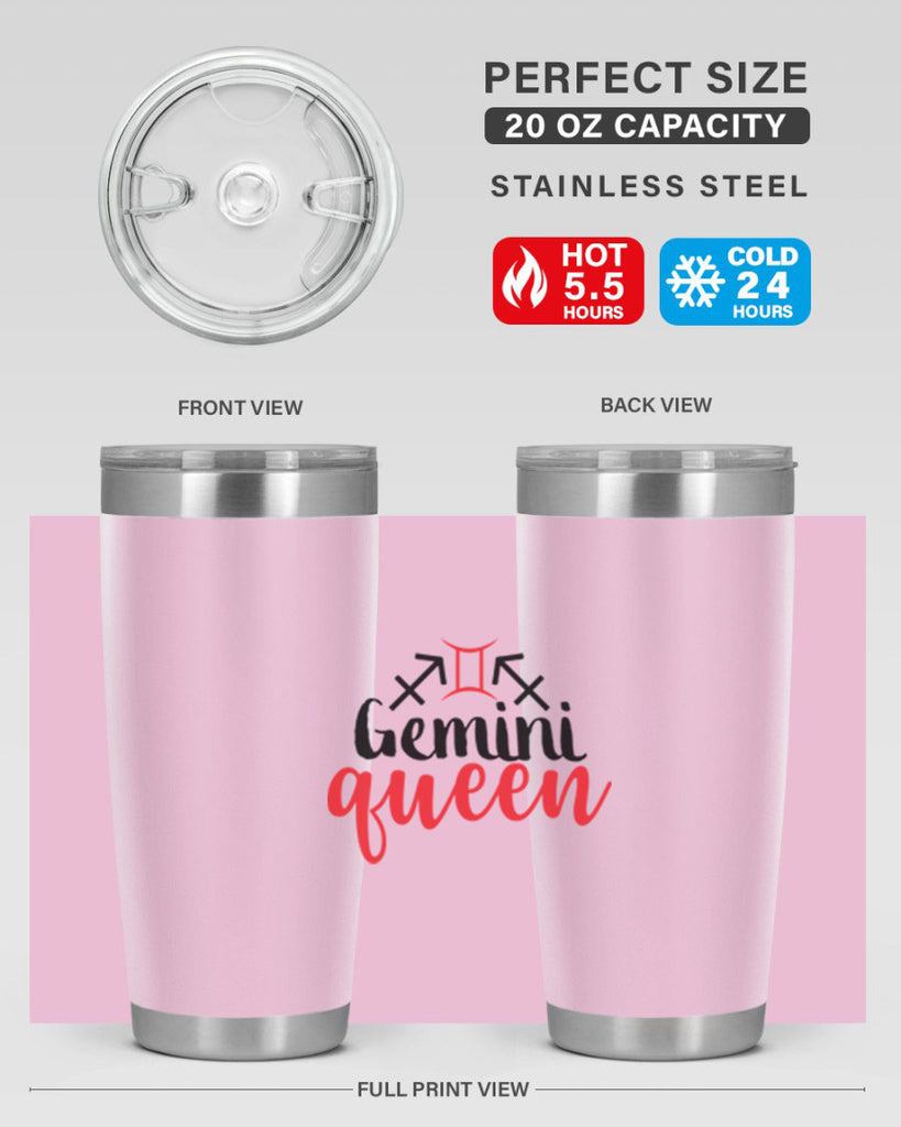 Gemini queen 215#- zodiac- Tumbler