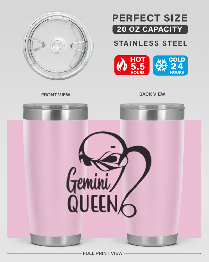 Gemini queen 231#- zodiac- Tumbler