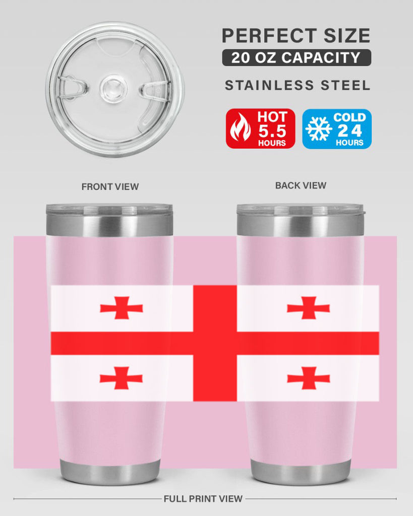Georgia 134#- world flags- Tumbler