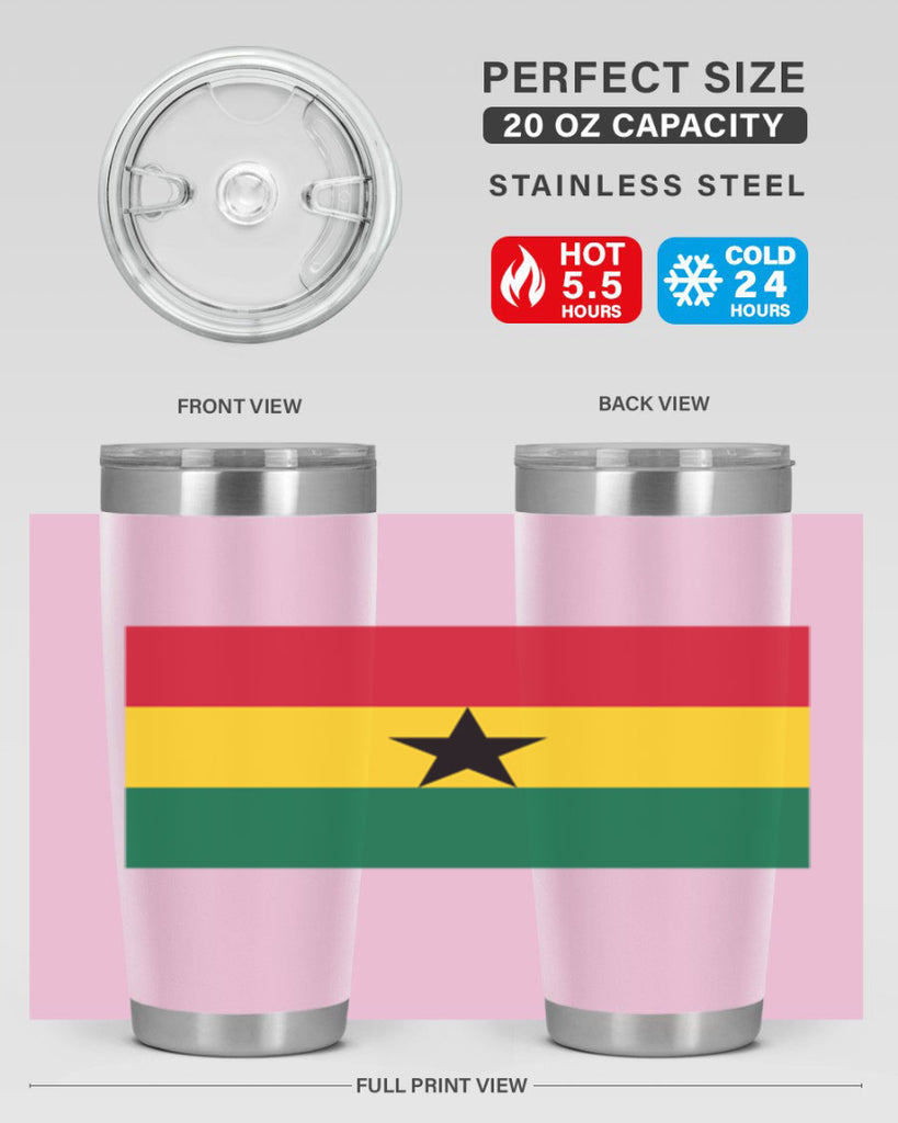 Ghana 132#- world flags- Tumbler
