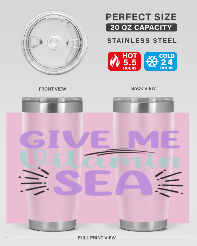 Give Me Vitamin Sea 189#- mermaid- Tumbler