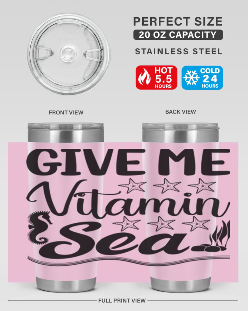 Give me vitamin sea 193#- mermaid- Tumbler