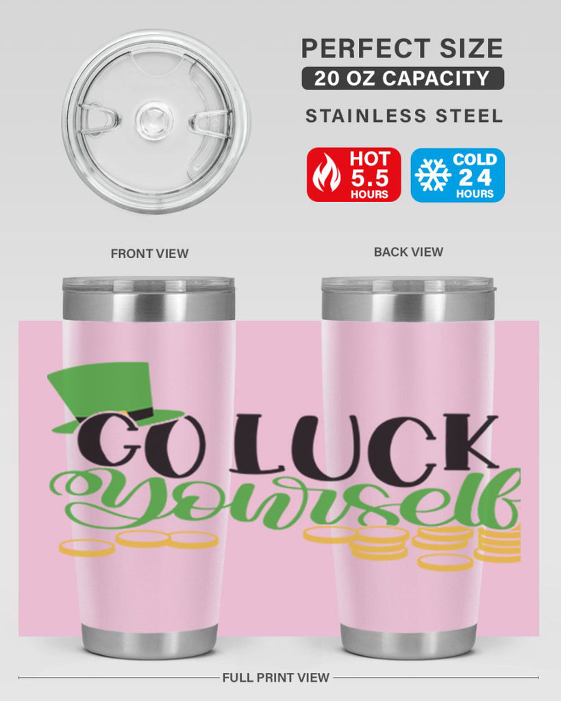 Go Lucky Yourself Style 98#- St Patricks Day- Tumbler