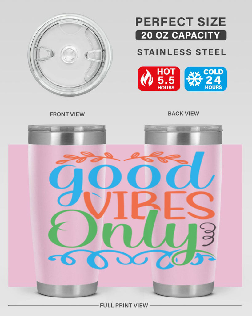 Good Vibes Only 198#- mermaid- Tumbler