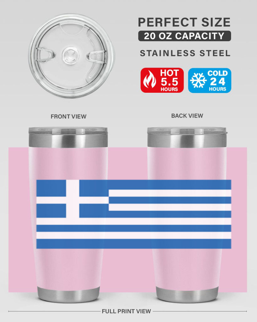Greece 131#- world flags- Tumbler