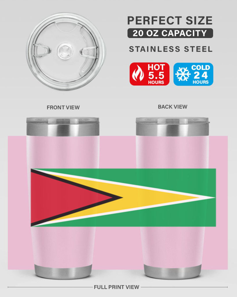 Guyana 126#- world flags- Tumbler