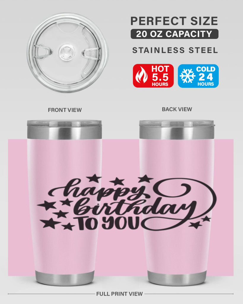 Happy Birthday To You Style 3#- birthday- tumbler