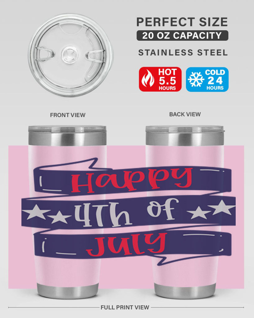 Happy th Of July Style 154#- Fourt Of July- Tumbler