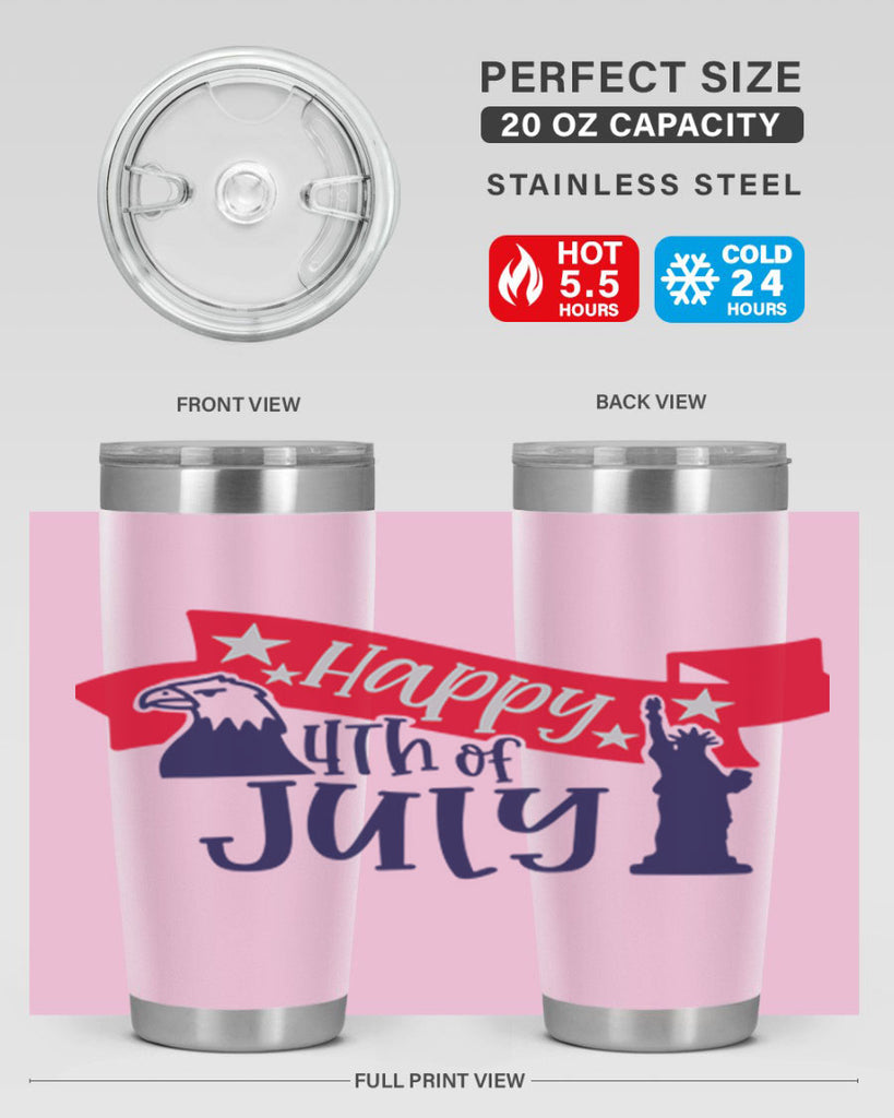 Happy th Of July Style 156#- Fourt Of July- Tumbler