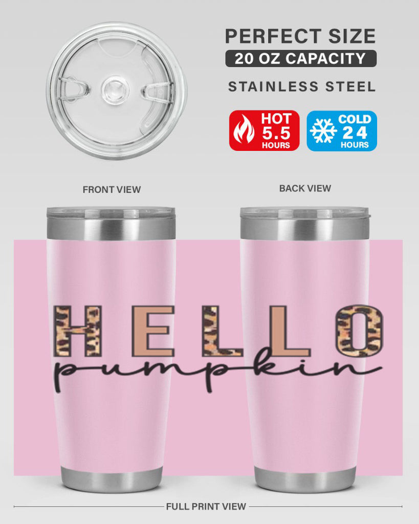 Hello Pumpkin Fall 291#- fall- Tumbler