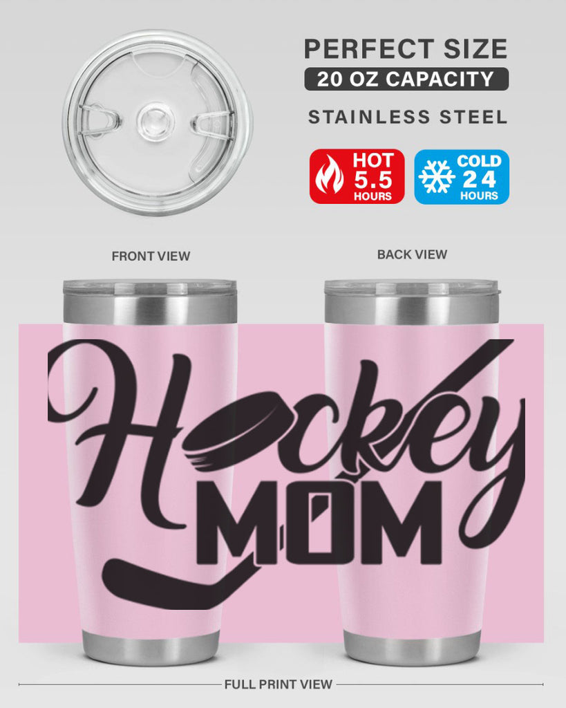 Hockey mom 1186#- hockey- Tumbler