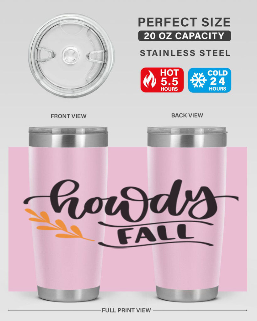 Howdy Fall 496#- fall- Tumbler