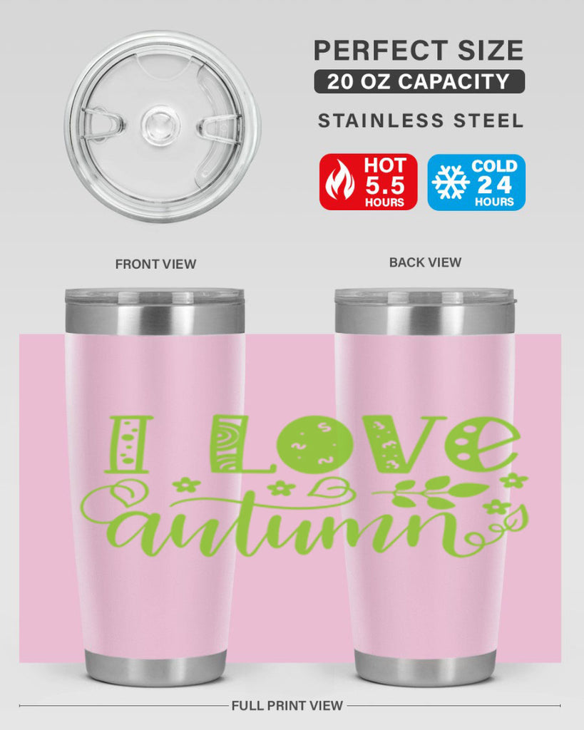 I Love Autumn 325#- fall- Tumbler