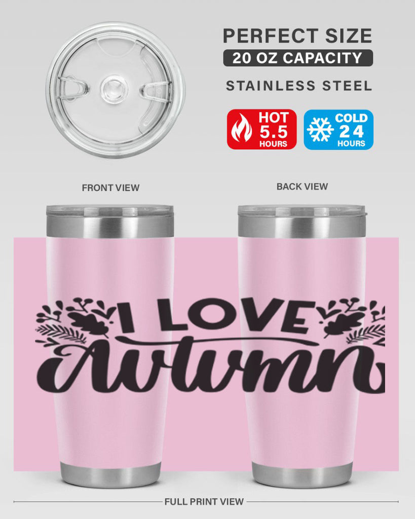 I Love Autumn 497#- fall- Tumbler
