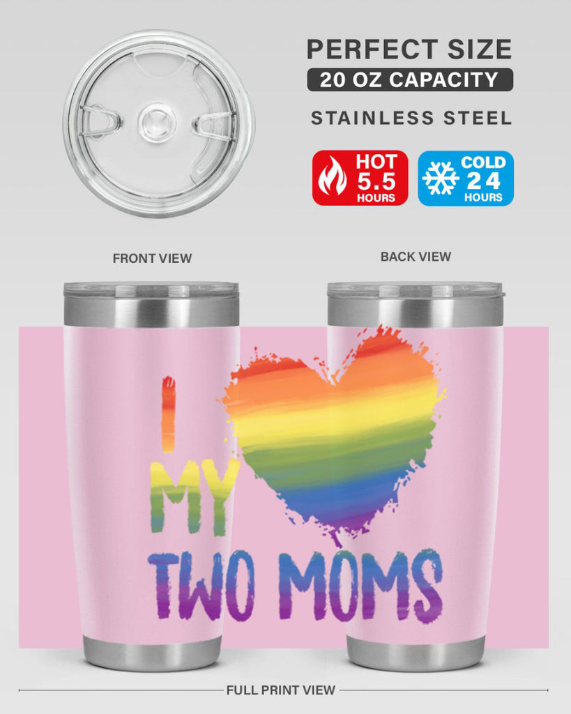 I Love My Two Moms Lgbt Gay Lesbian Png 36#- lgbt- Tumbler