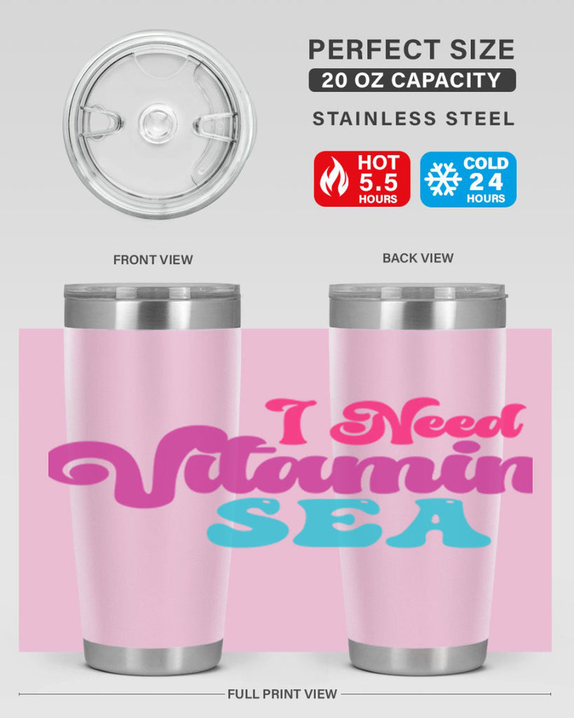 I Need Vitamin Sea 217#- mermaid- Tumbler