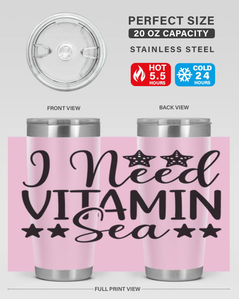 I Need Vitamin Sea 232#- mermaid- Tumbler
