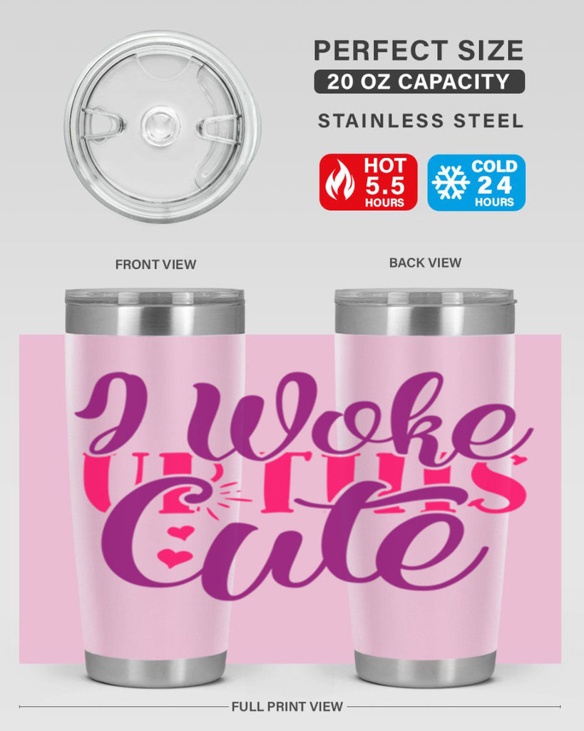 I Workup This Cute Style 243#- baby- tumbler