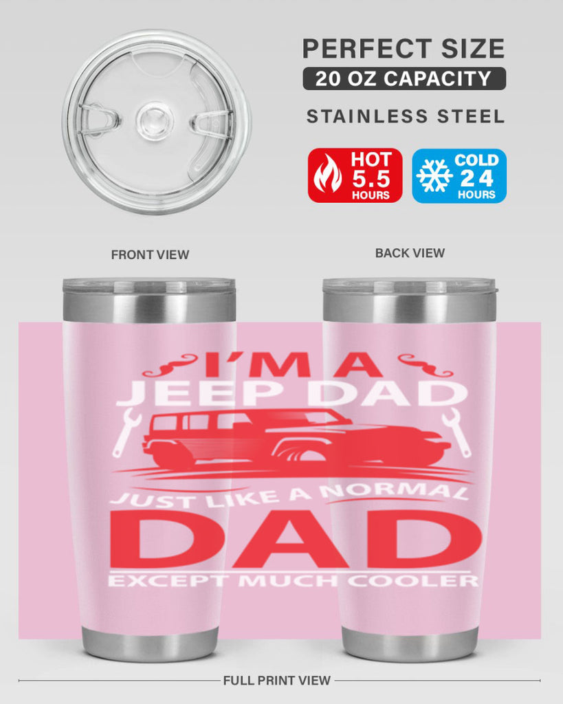 IM AJEEP DAD 51#- dad- Tumbler