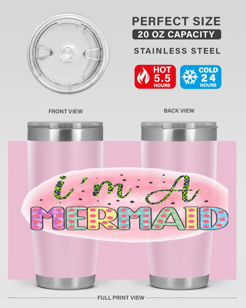 Im A Mermaid 255#- mermaid- Tumbler