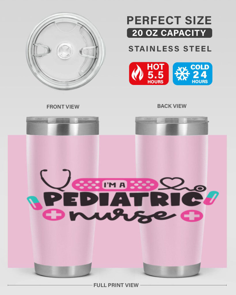 Im A Pediatric Nurse Style Style 154#- nurse- tumbler