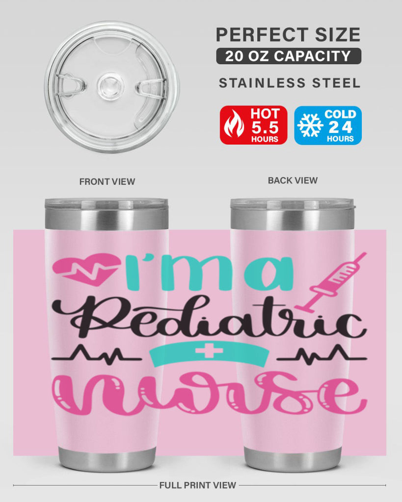 Im A Pediatric Nurse Style Style 155#- nurse- tumbler
