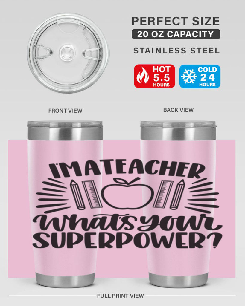 Im A Teacher Whats Your Style 72#- teacher- tumbler