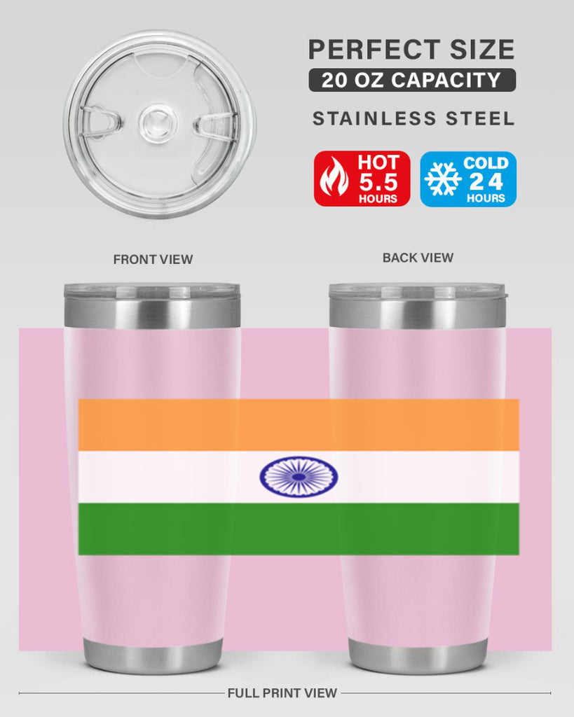 India 121#- world flags- Tumbler