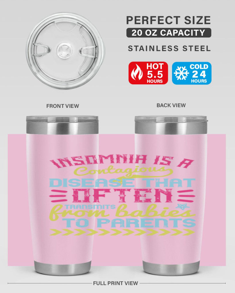Insomnia is a contagious disease that often transmits from babies to parents Style 115#- baby- tumbler