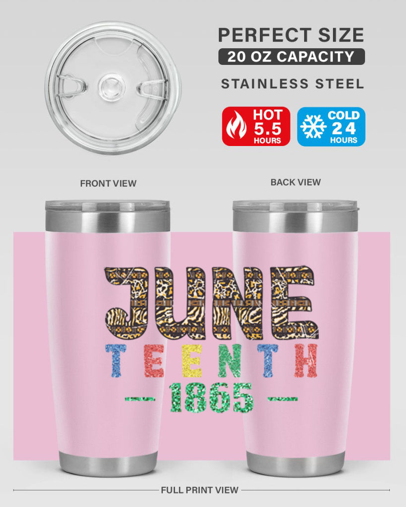 Juneteenth 1865 Png 40#- Juneteenth- tumbler