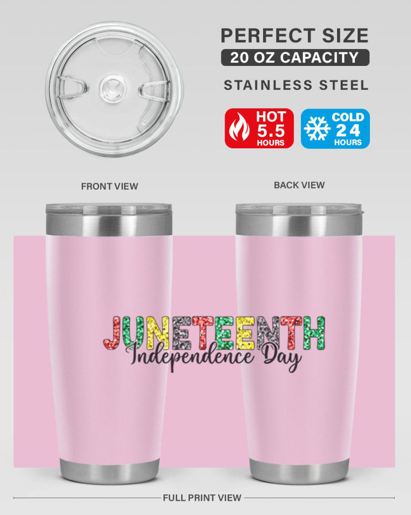 Juneteenth Independence Day 37#- Juneteenth- tumbler