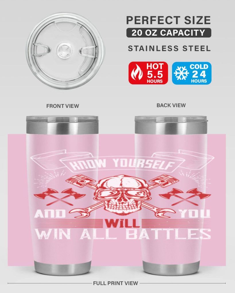 Know yourself and you will win all battles Style 25#- coaching- tumbler