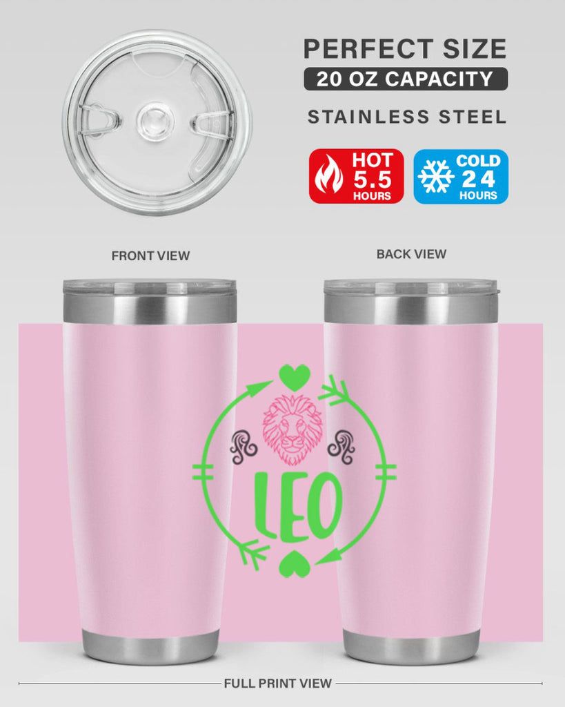 Leo 283#- zodiac- Tumbler