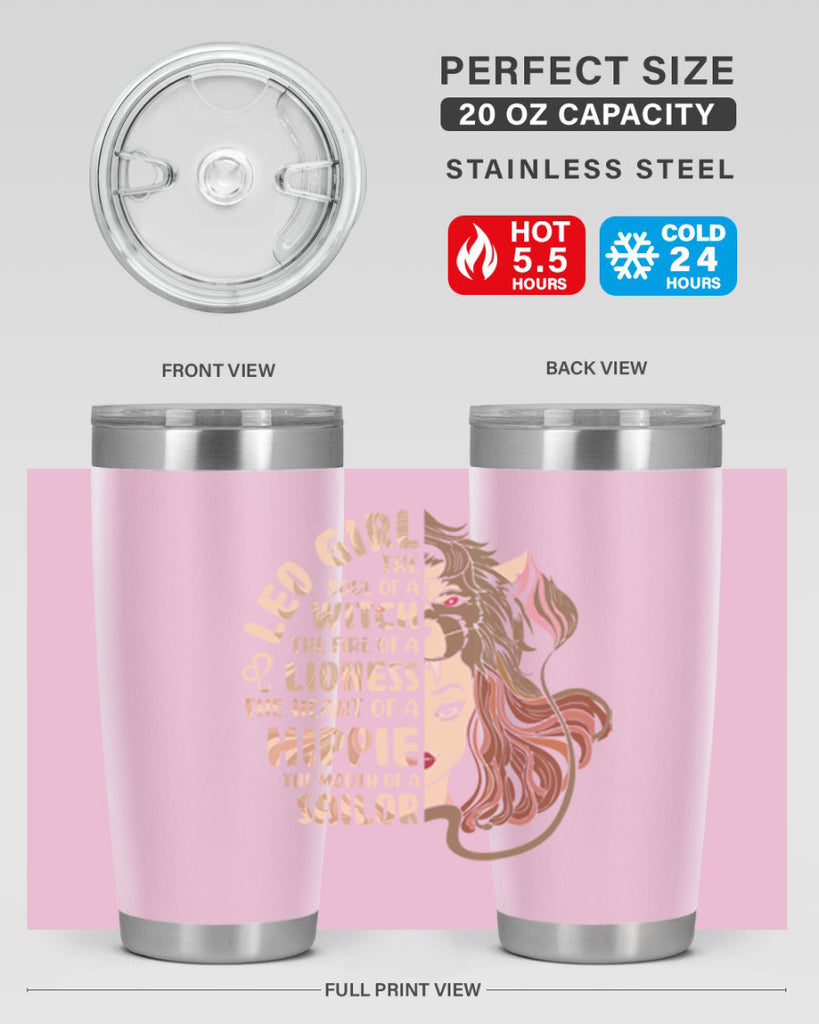 Leo girl 289#- zodiac- Tumbler