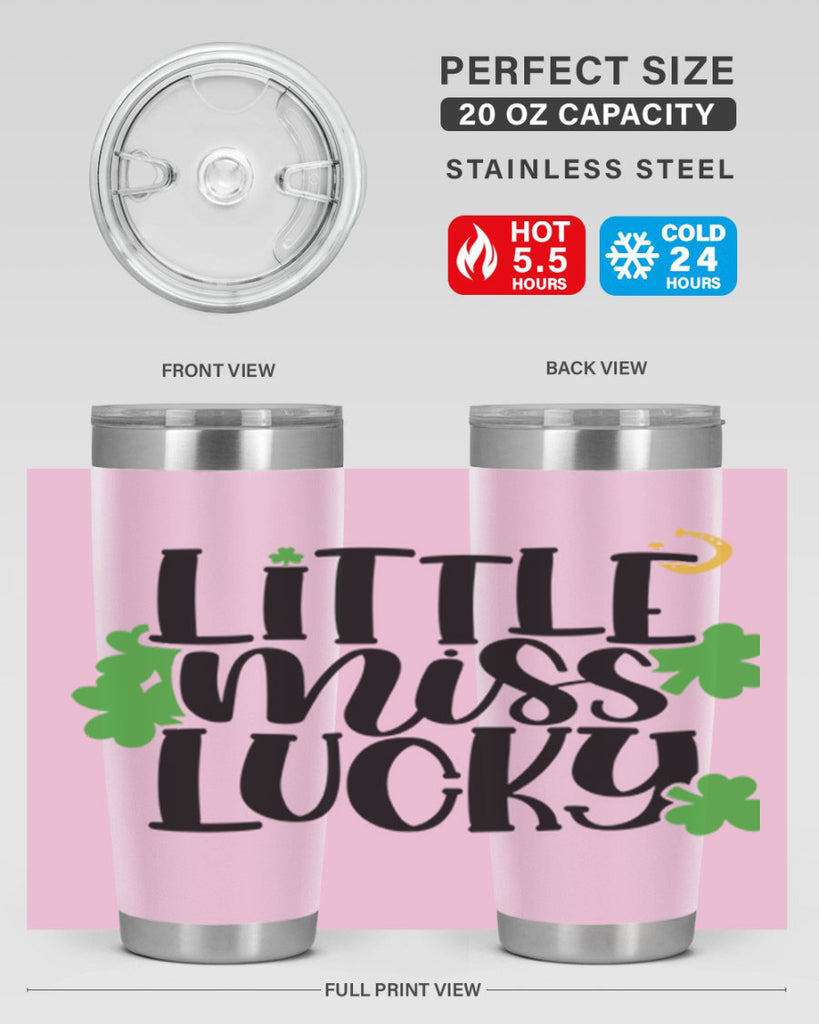 Little Miss Lucky Style 68#- St Patricks Day- Tumbler
