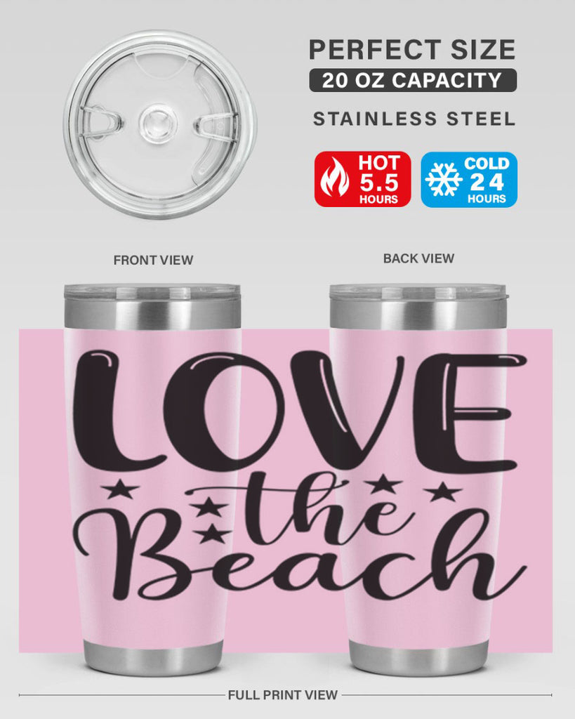 Love The Beach 305#- mermaid- Tumbler