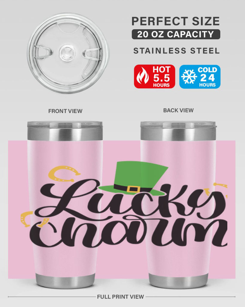 Lucky Charm Style 58#- St Patricks Day- Tumbler