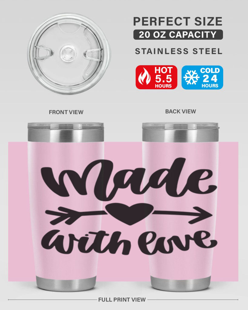 Made With Love Style 52#- baby- tumbler