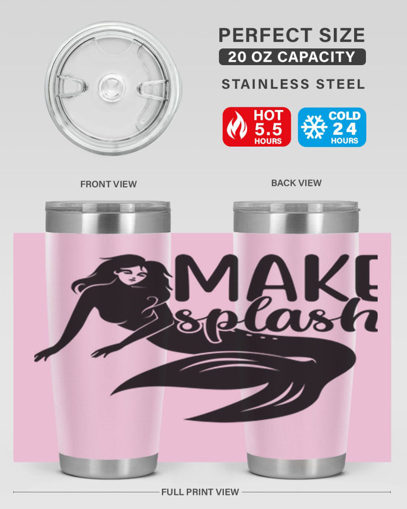 Make splash 315#- mermaid- Tumbler