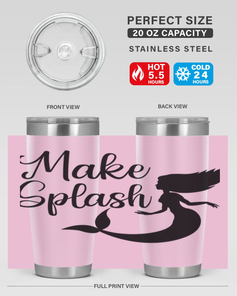 Make splash 316#- mermaid- Tumbler