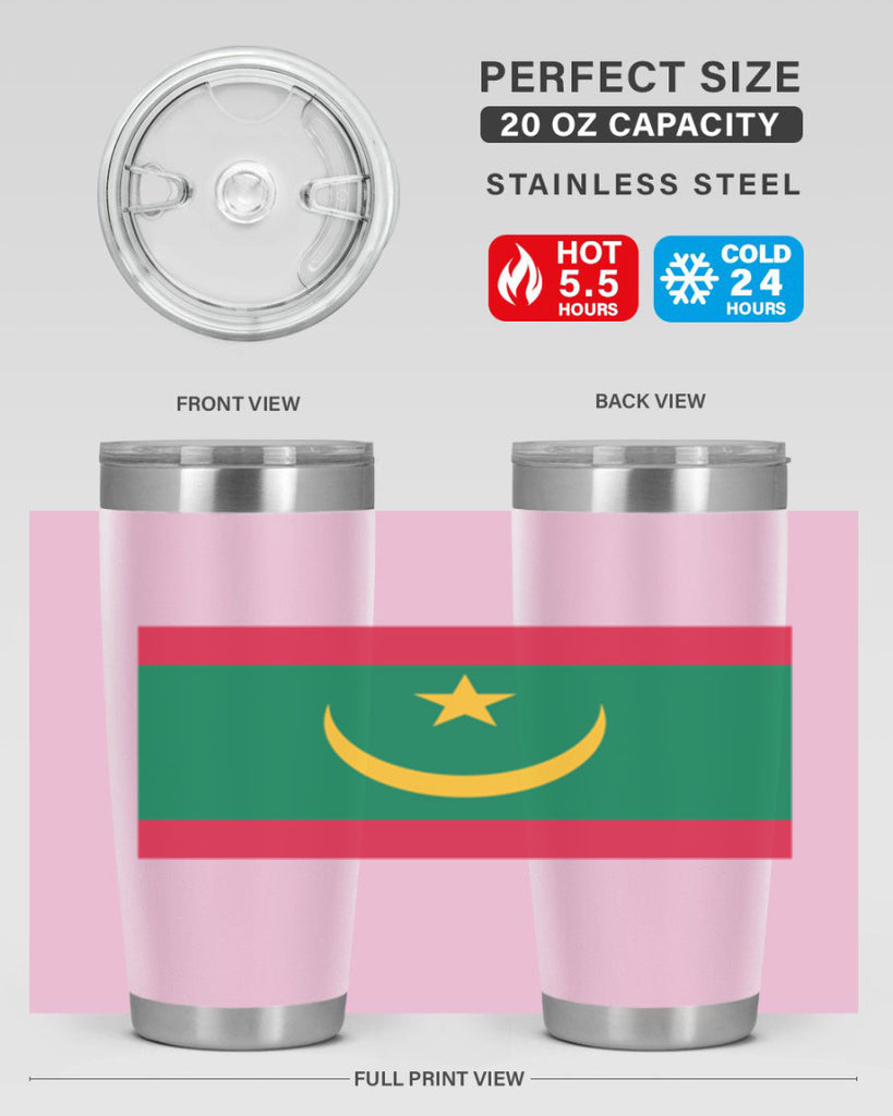 Mauritania 89#- world flags- Tumbler